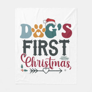 Couverture Polaire Le premier Noël du chien