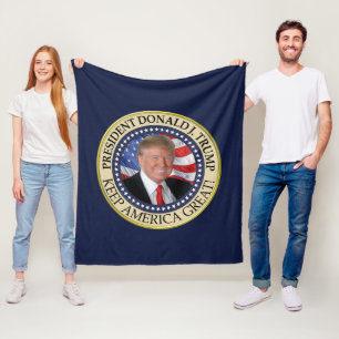 Couverture Polaire Le président Donald Trump 2020 garde l'Amérique gr