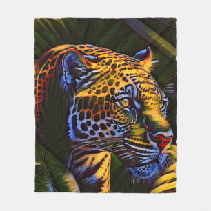 Couverture Polaire Le puissant Jaguar, un prédateur de la jungle
