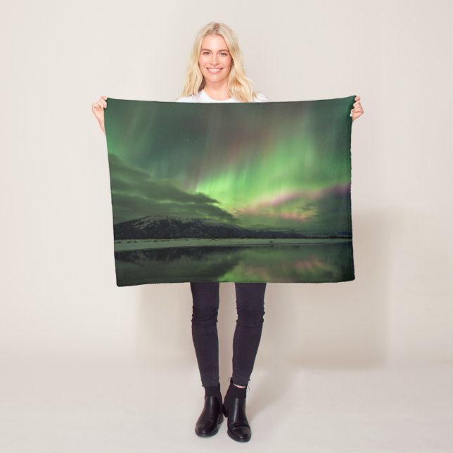 Couverture Polaire Le ravissant Aurora (En situation)