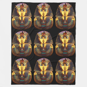 Couverture Polaire Le roi Toutankhamon, masque d'or