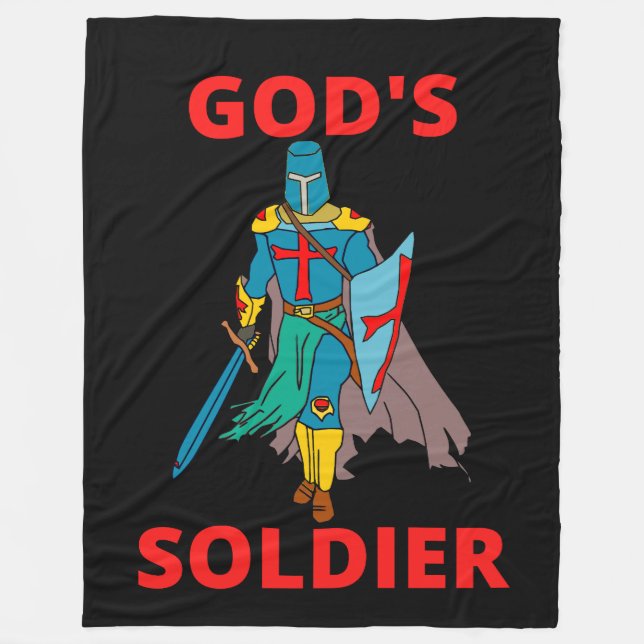 Couverture Polaire Le soldat de Dieu en armes (Devant)