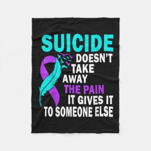 Couverture Polaire Le Suicide Ne Supprime Pas La Douleur Qu'Il Lui Do