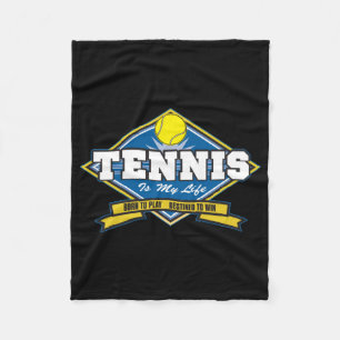Couverture Polaire Le tennis est ma vie