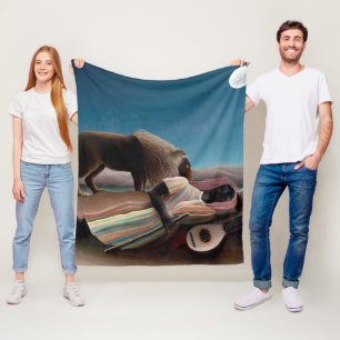 Couverture Polaire Le Tsigane endormi, Henri Rousseau