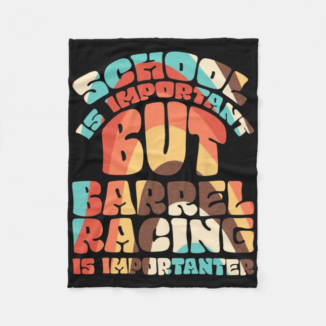 Couverture Polaire L'École Est Importante, Mais La Course Rrel Est Im (Devant)