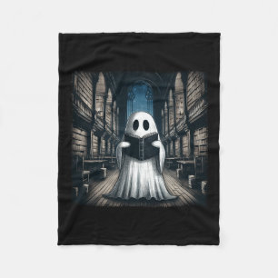 Couverture Polaire Lecture Ghost Library Halloween Librairie Livre Lo