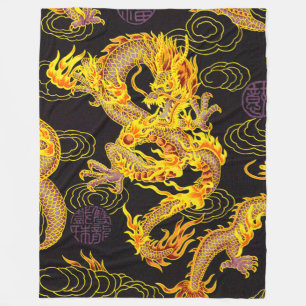 Couverture Polaire L'empereur chinois d'or le plus populaire Imaginai