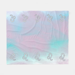 Couverture Polaire Leo Zodiac Connexion Mère style perle Imprimer
