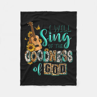 Couverture Polaire Leopard Tournesol Christian Je Chanterai De Goodne