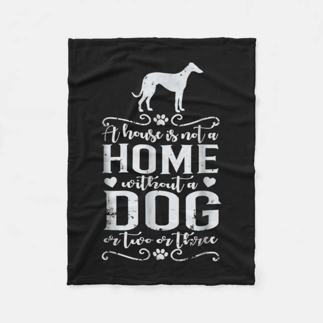 Couverture Polaire Les amateurs de petit whippet (Devant)