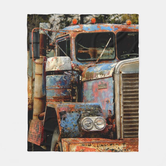 Couverture Polaire Les camions ne meurent jamais (Devant)
