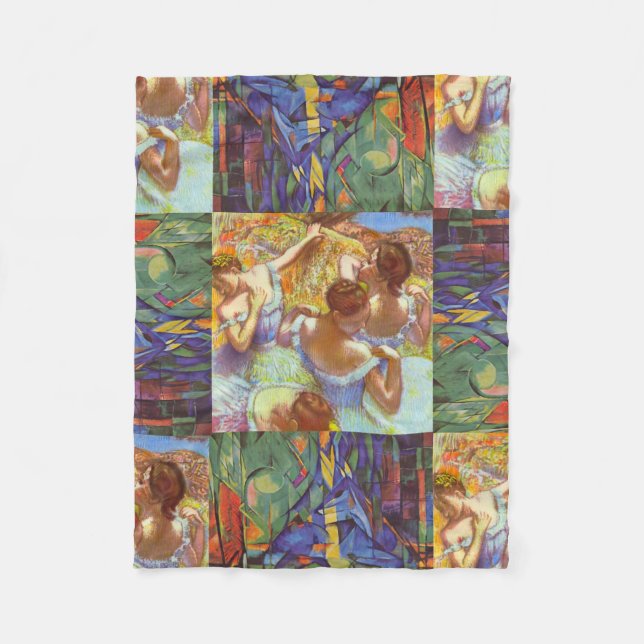 Couverture Polaire Les danseurs de Degas et le cerf de Marc (Devant)
