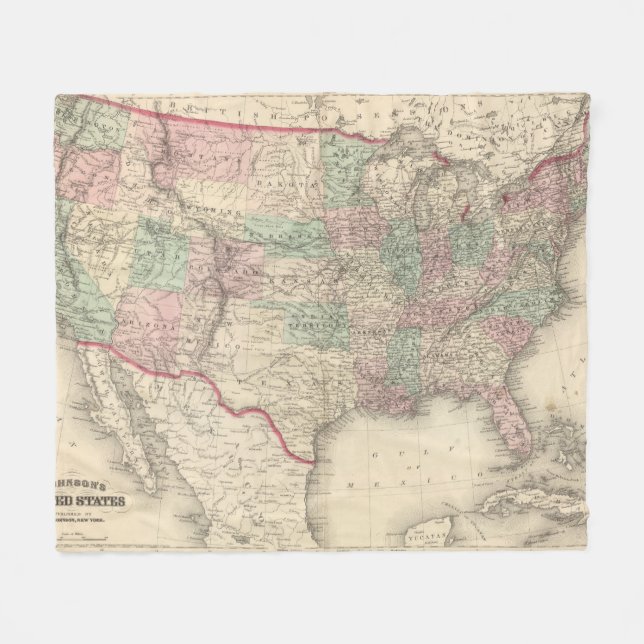 Couverture Polaire Les Etats-Unis 4 (Devant (Horizontal))