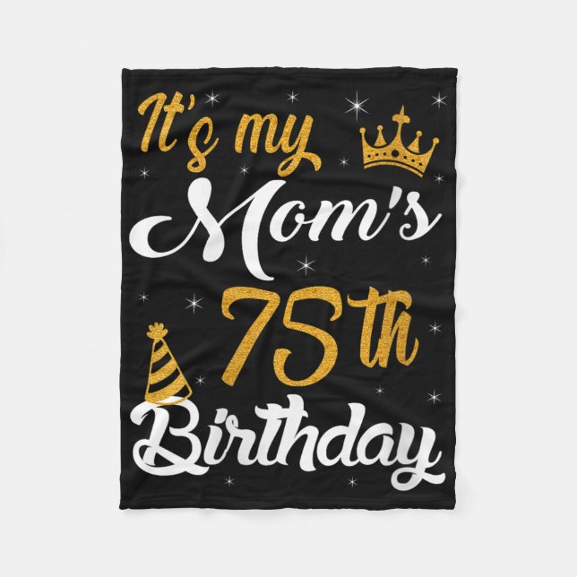 Couverture Polaire Les Femmes Joyeuses De Mes Moms 75e Anniversaire 1 (Devant)