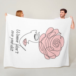 Couverture Polaire Les femmes ne doivent pas vous Fleece Blanket
