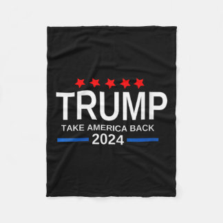 Couverture Polaire Les femmes Trump 2024 font revenir l'Amérique aux