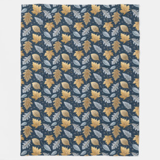 Couverture Polaire Les Feuilles d'hiver tombés en poussière par Frost