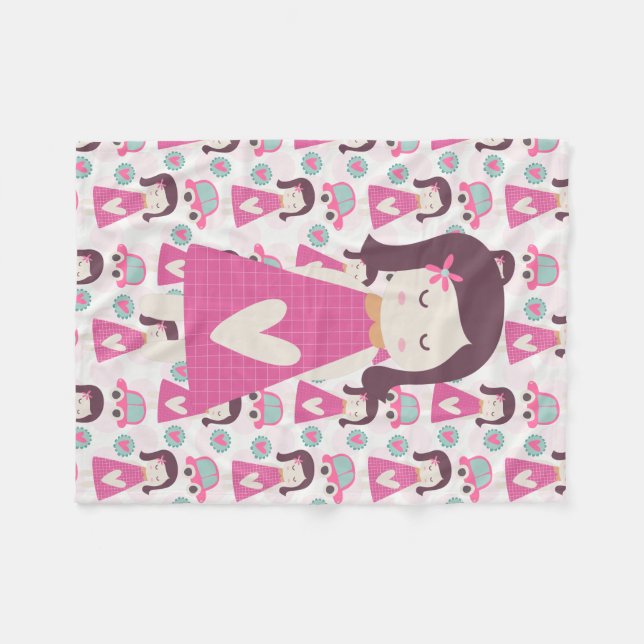 Couverture Polaire Les Filles Se Rendre À Des Endroits (Devant (Horizontal))