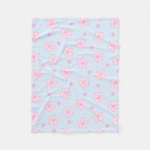 Couverture Polaire Les fleurs de cerisiers de Kawaii Sakura