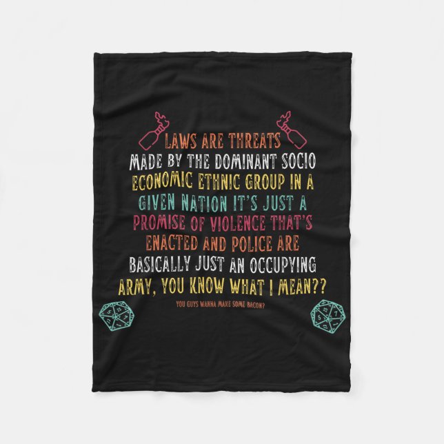 Couverture Polaire Les Lois Sont Des Menaces Faites Par Le Socio Econ (Devant)