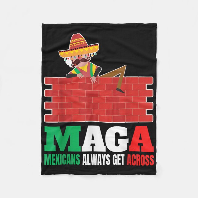 Couverture Polaire Les Mexicains traversent toujours les hommes anti- (Devant)