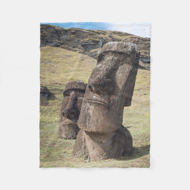 Couverture Polaire Les monuments | Île de Pâques, Chili (Devant)