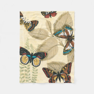 Couverture Polaire Les papillons qui dorment sur les Feuilles