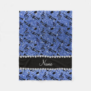 Couverture Polaire Les parties scintillantes bleues nommées faites