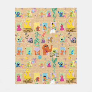 Couverture Polaire Les Patters de Sesame Street