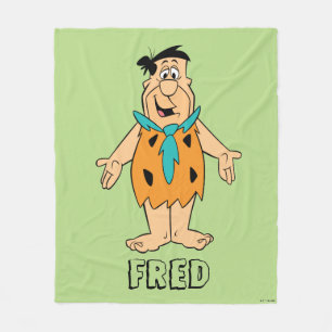 Couverture Polaire Les Pierrafeu Fred Flintstone