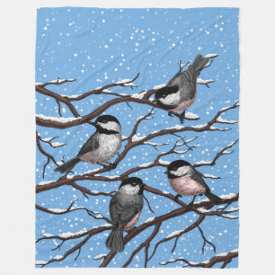 Couverture Polaire Les poulets en hiver