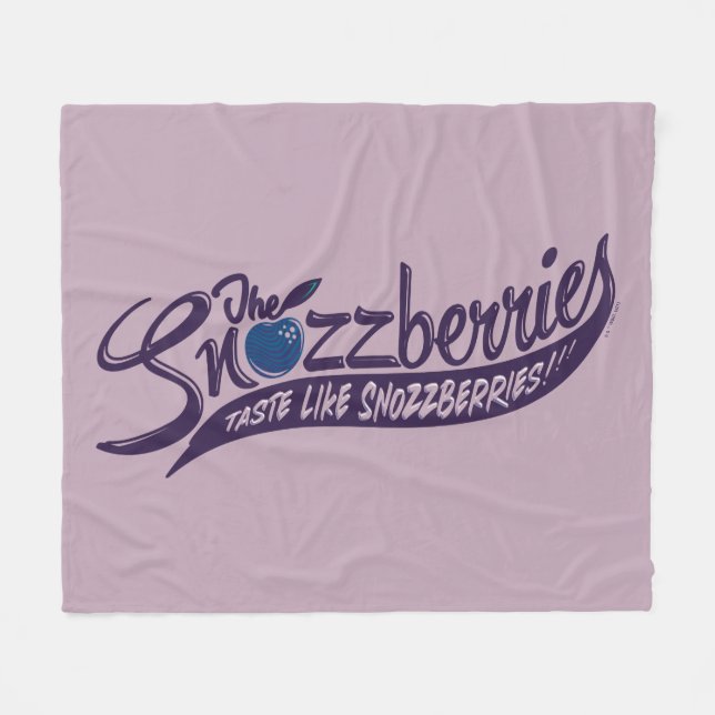 Couverture Polaire Les Snozzberries Goûtent Comme Les Snozzberries ! (Devant (Horizontal))