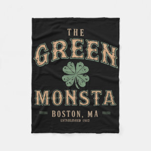 Couverture Polaire Les tenues de monstre vert St Patricks Day Boston