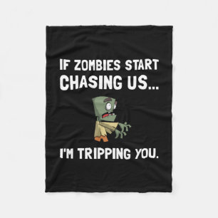 Couverture Polaire Les zombis nous chassent se déclenchant