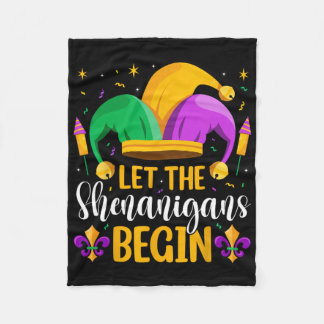 Couverture Polaire Let The Shenanigans Begin Fat Tuesday New Orleans 