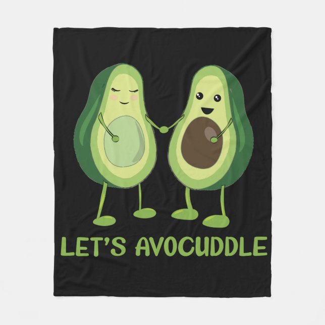Couverture Polaire Let's Avocat (Devant)
