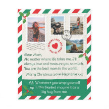 Lettre de Noël de maman Collage photo