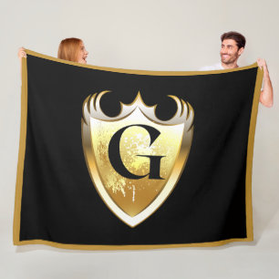 Couverture Polaire LETTRE G alphabet majuscule