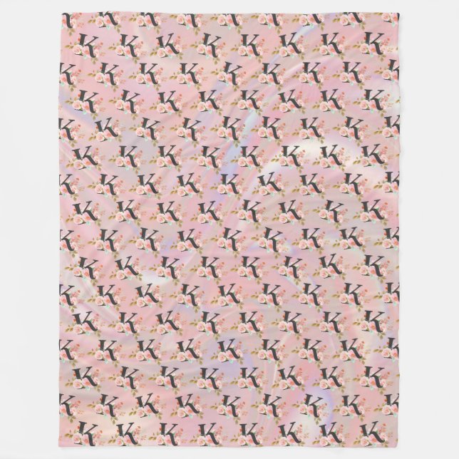 Couverture Polaire Lettre K (Devant)