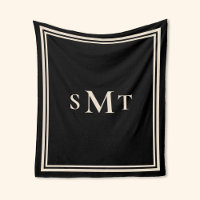 LETTRE NOIRE ET AMADE TROIS LETTRE MONogramme