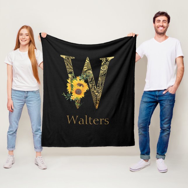 COUVERTURE POLAIRE LETTRE NOIRE ET ORDRE W TOMBEROS (En situation)