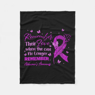 Couverture Polaire Leur Amour Alzheimer Sensibilisation aux hommes