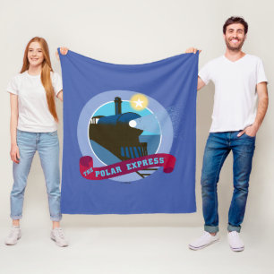 Couverture Polaire L'Express polaire Insigne de train Vintage