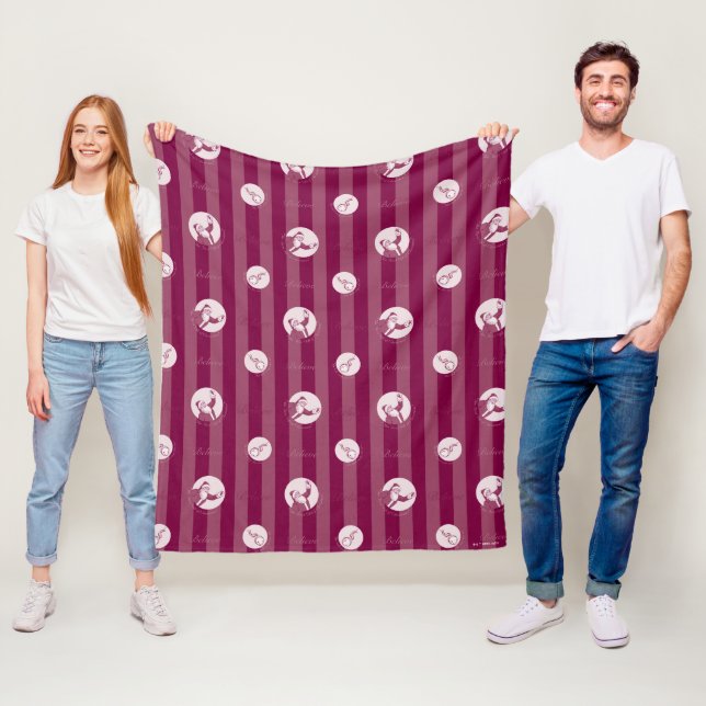 Couverture Polaire L'Express polaire | Motif du Père Noël rayé (En situation)