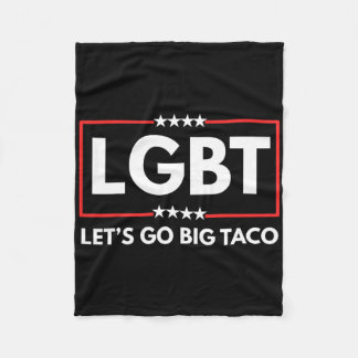 Couverture Polaire Lgbt Allons-y Grand Taco Trump
