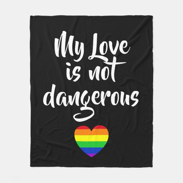 Couverture Polaire #LGBT #love #pride #gay #lesbiennes #freedom #para (Devant)