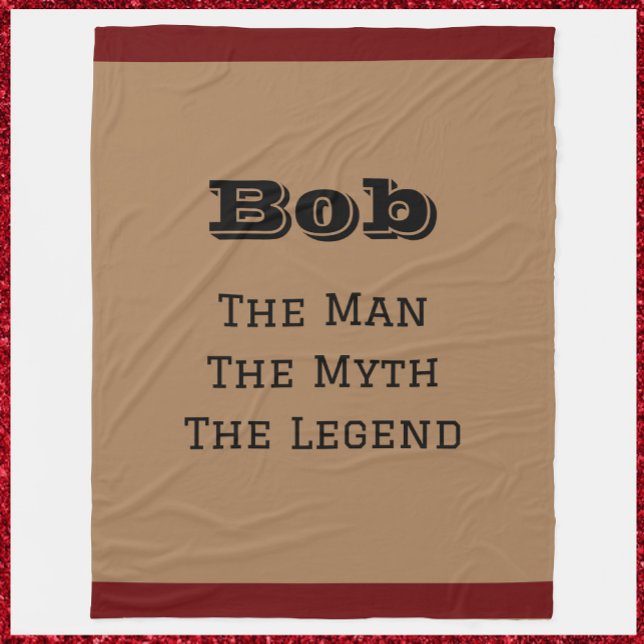 Couverture Polaire L'Homme Le Mythe La Légende (Créateur téléchargé)