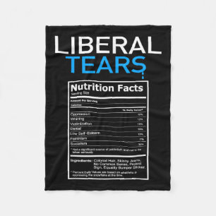 Couverture Polaire Libéral Larmes Anti Libéral Pro Trump Républicain