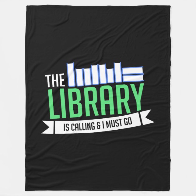 Couverture Polaire Librairie Livres Cadeau (Devant)